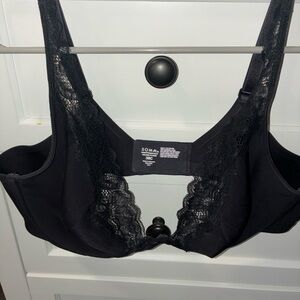 Soma Black Essentials Unlined Plunge Bra